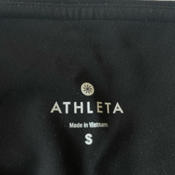 Athleta Blossom Intuition 7/8 Leggings S Black Floral Print - Picture 6 of 9